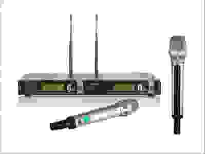一拖二真分集演出无线麦克风True diversity dual channel wireless microphone LD8000