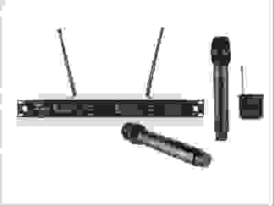 True diversity dual channel wireless microphone标准演出级无线麦克风 LD9000+